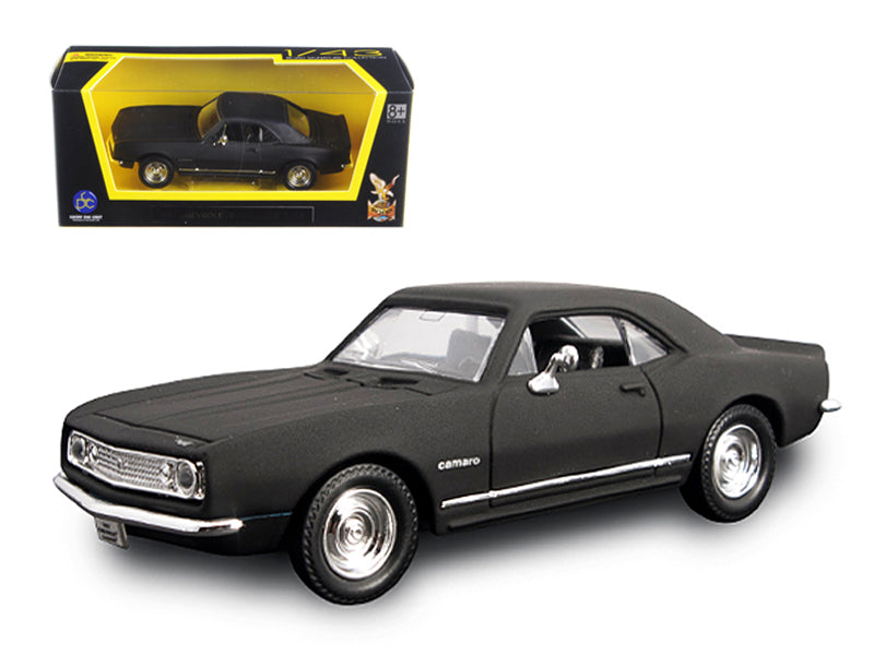 1967 Chevrolet Camaro Z28 Matte Black 1/43 Diecast Model Car by