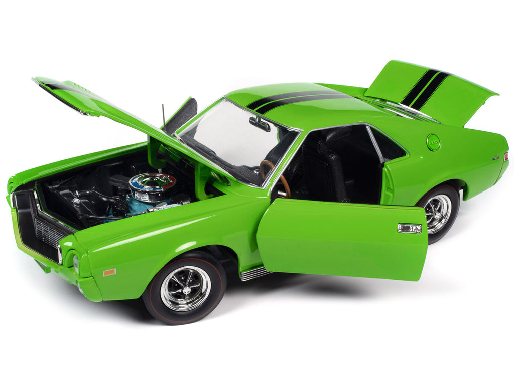 1969 AMC AMX Big Bad Lime Green with Black Stripes 