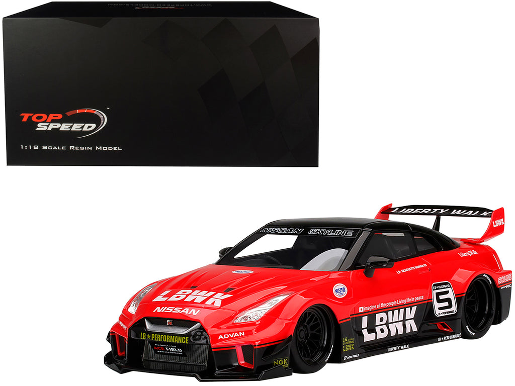 1/43 LBSilhouette WORKS 35GT-R Red/Black-