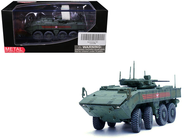 Bumerang IFV (Infantry Fighting Vehicle) "Russian Army" Green "Armor Premium" Series 1/72 Diecast Model by Panzerkampf