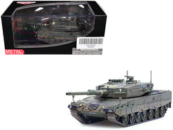 Leopard 2A4 Main Battle Tank with Snorkel "Green Camouflage" German Army "Armor Premium" Series 1/72 Diecast Model by Panzerkampf