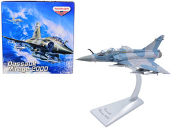 Dassault Mirage 2000B Fighter Plane Blue Camouflage with Missile Accessories "Wing" Series 1/72 Diecast Model by Panzerkampf