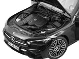 2024 Mercedes-Benz CLE Coupe Obsidian Black Metallic 1/18 Diecast Model Car by Norev