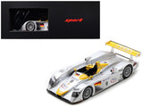 Audi R8 #9 Laurent Aiello - Allan McNish - Stephane Ortelli "Audi Sport Team Joest" 2nd Place "24 Hours of Le Mans" (2000) with Acrylic Display Case 1/18 Model Car by Spark