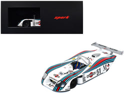 Lancia GR6 #51 Michele Alboreto - Teo Fabi - Rolf Stommelen "Martini Racing" "24 Hours of Le Mans" (1982) with Acrylic Display Case 1/18 Model Car by Spark