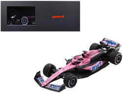 Alpine A523 #31 Esteban Ocon "BWT" Formula One F1 Saudi Arabian GP (2023) with Acrylic Display Case 1/18 Model Car by Spark