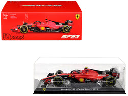 Ferrari SF-23 #55 Carlos Sainz Formula One F1 World Championship (2023) "Formula Racing" Series 1/24 Diecast Model Car by Bburago