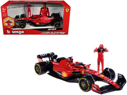 Ferrari SF-23 #16 Charles Leclerc "Formula One F1 World Championship" (2023) with Driver Figure 1/24 Diecast Model Car by Bburago