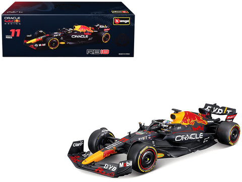 Red Bull Racing RB18 #11 Sergio Perez "Oracle" Winner Formula One F1 "Constructor's Champion" (2022) 1/24 Diecast Model Car by Bburago