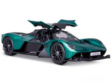 Aston Martin Valkyrie Green Metallic with Matte Black Top "Special Edition" Series 1/18 Diecast Model Car by Maisto