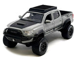 2023 Toyota Tacoma TRD PRO Off Road Pickup Truck Cement Gray with Black Hood and Roofrack "Maisto Design" Series 1/27 Diecast Model by Maisto