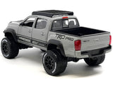 2023 Toyota Tacoma TRD PRO Off Road Pickup Truck Cement Gray with Black Hood and Roofrack "Maisto Design" Series 1/27 Diecast Model by Maisto