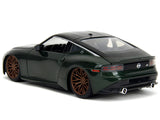 2023 Nissan Z Dark Green Metallic with Black Top "Fast X" (2023) Movie "Fast & Furious" Series 1/24 Diecast Model Car by Jada