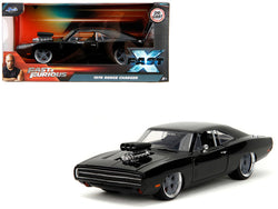 1970 Dodge Charger R/T Black "Fast X" (2023) Movie "Fast & Furious" Series 1/24 Diecast Model Car by Jada