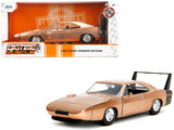 1969 Dodge Charger Daytona Bronze Metallic with Black Tail Stripe "Bigtime Muscle" Series 1/24 Diecast Model Car by Jada