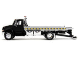 International DuraStar 4400 Flatbed Tow Truck Matte Black 1/24 Diecast Model by Jada