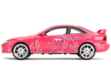 1995 Honda Integra Type R Pink with Graphics "Fast & Furious Remix" Series 1/24 Diecast Model Car by Jada