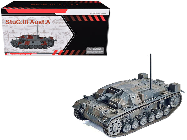 German StuG.III Ausf.A Tank "France" (1940) "NEO Dragon Armor" Series 1/72 Plastic Model by Dragon Models