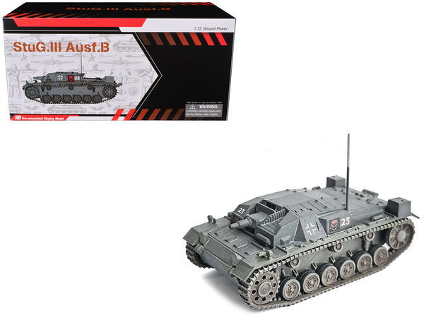 Germany StuG. III Ausf.B Tank "StuG.Abt. 192 Eastern Front" (1941) German Army "NEO Dragon Armor" Series 1/72 Plastic Model by Dragon Models