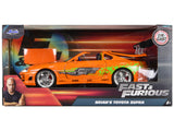 Brian's Toyota Supra Orange "Fast & Furious" Movie 1/24 Diecast Model Car by Jada