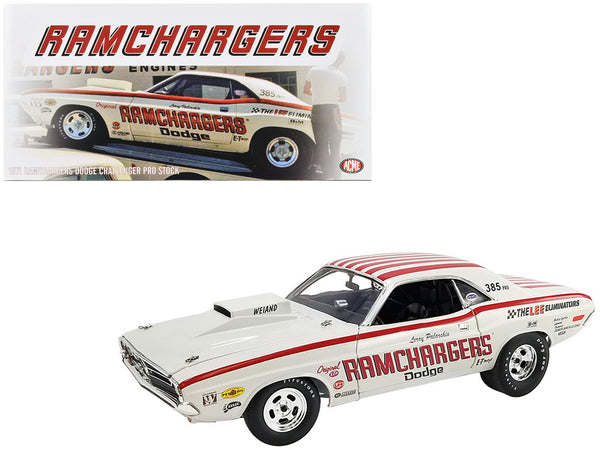 1/18 Greenlight 1971 Dodge Challenger R/T (Red with Black Stripes) Diecast  Car Model 