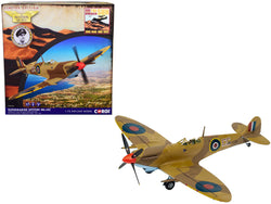 Supermarine Spitfire Mk.IXc Fighter Aircraft "WG CDR Colin Falkland Gray RAF 322 Wing Operation Husky" (July 1943) "The Aviation Archive" Series 1/72 Diecast Model by Corgi