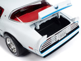 1977 Pontiac Firebird Formula Cameo White with Red Interior "American Muscle" Series 1/18 Diecast Model Car by Autoworld