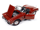 1962 Chevrolet Corvette Convertible Honduras Maroon Metallic "Hemmings Motor News September 2022 Cover Car" "American Muscle" Series 1/18 Diecast Model Car by Autoworld