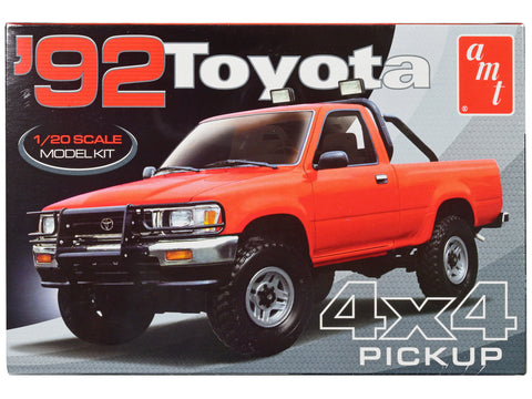 1992 Toyota 4x4 Pickup Truck (2023) Plastic Model Kit (Skill Level 2) 1/20 Scale Model by AMT