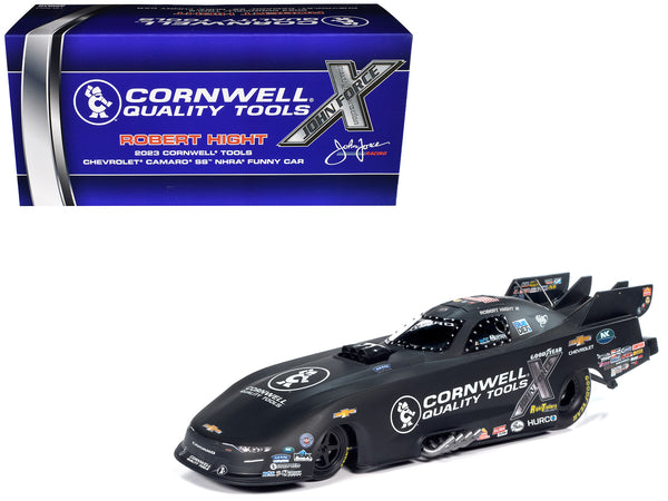 Chevrolet Camaro SS NHRA Funny Car Robert Hight "Cornwell Quality Tools" (2023) "John Force Racing" Limited Edition 1/24 Diecast Model by Autoworld