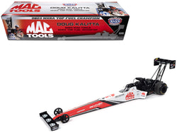 NHRA TFD (Top Fuel Dragster) Doug Kalitta "MAC Tools" Red and White "2023 NHRA Top Fuel Champion" 1/24 Diecast Model Car by Autoworld