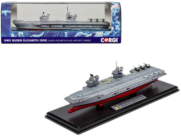 HMS Queen Elizabeth (R08) Aircraft Carrier "Queen Elizabeth-Class" British Royal Navy "Naval Power" Series 1/1250 Diecast Model by Corgi