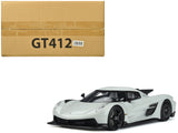 2022 Koenigsegg Jesko Absolut White Metallic 1/18 Model Car by GT Spirit