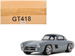 2019 Mercedes-Benz S-Klub Gullwing Nardo Gray 1/18 Model Car by GT Spirit