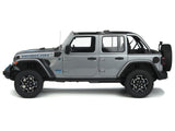 2022 Jeep Wrangler Rubicon 4 XE Gray Metallic 1/18 Model by GT Spirit