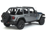 2022 Jeep Wrangler Rubicon 4 XE Gray Metallic 1/18 Model by GT Spirit