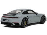 2020 Porsche 992 Turbo S Gray 1/18 Model Car by GT Spirit