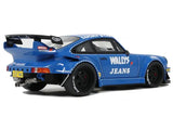 RWB (Porsche) Bodykit "OSHO Arrow" Blue 1/18 Model Car by GT Spirit