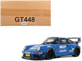 RWB (Porsche) Bodykit "OSHO Arrow" Blue 1/18 Model Car by GT Spirit