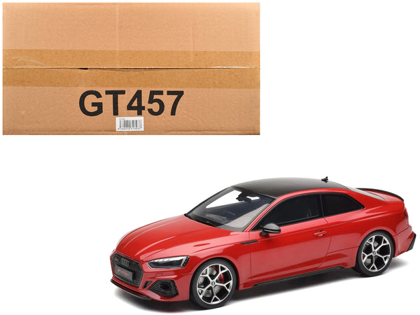 Audi RS 5 Competition Red with Black Top 1/18 Model Car by GT Spirit