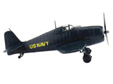 Grumman F6F-5 Hellcat Fighter Aircraft "Blue Angels #1-4 Decals" (1946) United States Navy "Air Power Series" 1/72 Diecast Model by Hobby Master