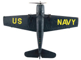 Grumman F6F-5 Hellcat Fighter Aircraft "Blue Angels #1-4 Decals" (1946) United States Navy "Air Power Series" 1/72 Diecast Model by Hobby Master