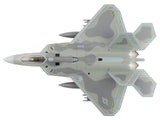 Lockheed F-22 Raptor Stealth Aircraft "412th Test Wing, Edwards Air Force Base" United States Air Force "Air Power Series" 1/72 Diecast Model by Hobby Master