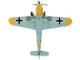 Messerschmitt Bf 109F-2 Fighter Aircraft "JG 3 Hans Von Hahn Russia" (1941) German Luftwaffe "Air Power Series" 1/48 Diecast Model by Hobby Master