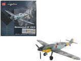 Messerschmitt Bf 109F-2 Fighter Aircraft "JG 3 Hans Von Hahn Russia" (1941) German Luftwaffe "Air Power Series" 1/48 Diecast Model by Hobby Master