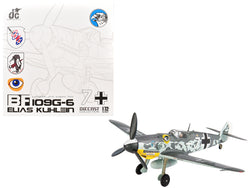 Messerschmitt BF 109G-6 Fighter Aircraft "JG 51 Bulgaria" (1944) German Luftwaffe 1/72 Die Cast Model by JC Wings