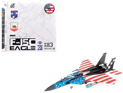 McDonnell Douglas F-15C Eagle Fighter Aircraft "144th Fighter Wing 75th Anniversary Fresno Air National Guard Base California" (2022) United States Air National Guard 1/72 Diecast Model by JC Wings