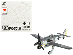 Focke-Wulf FW 190A-8 Fighter Aircraft "JG 26 Schlageter France" (1945) German Luftwaffe 1/72 Diecast Model by JC Wings