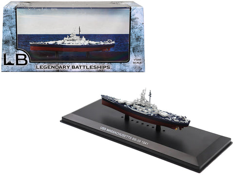 USS Massachusetts BB-59 Battleship (1941) 1/1250 Diecast Model by Legendary Battleships