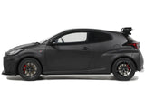 2022 Toyota Yaris GR RHD (Right Hand Drive) Matte Black Limited Edition to 1000 pieces Worldwide 1/18 Model Car by Otto Mobile